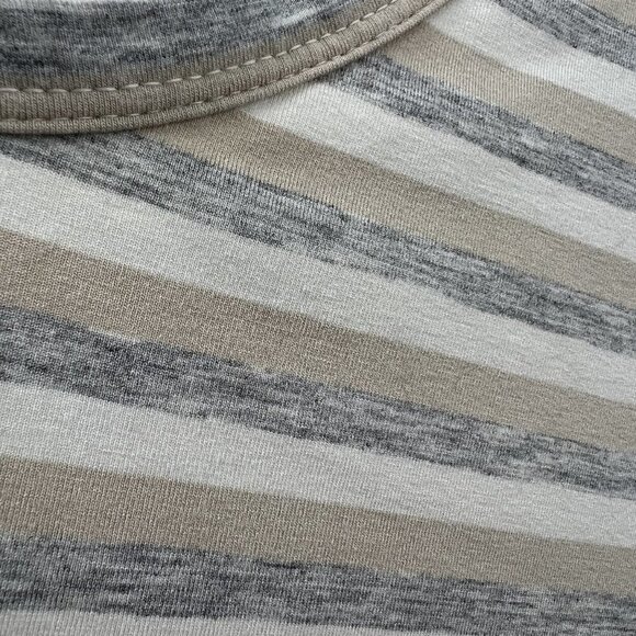 St. John Striped Tank Blouse - Picture 7 of 9